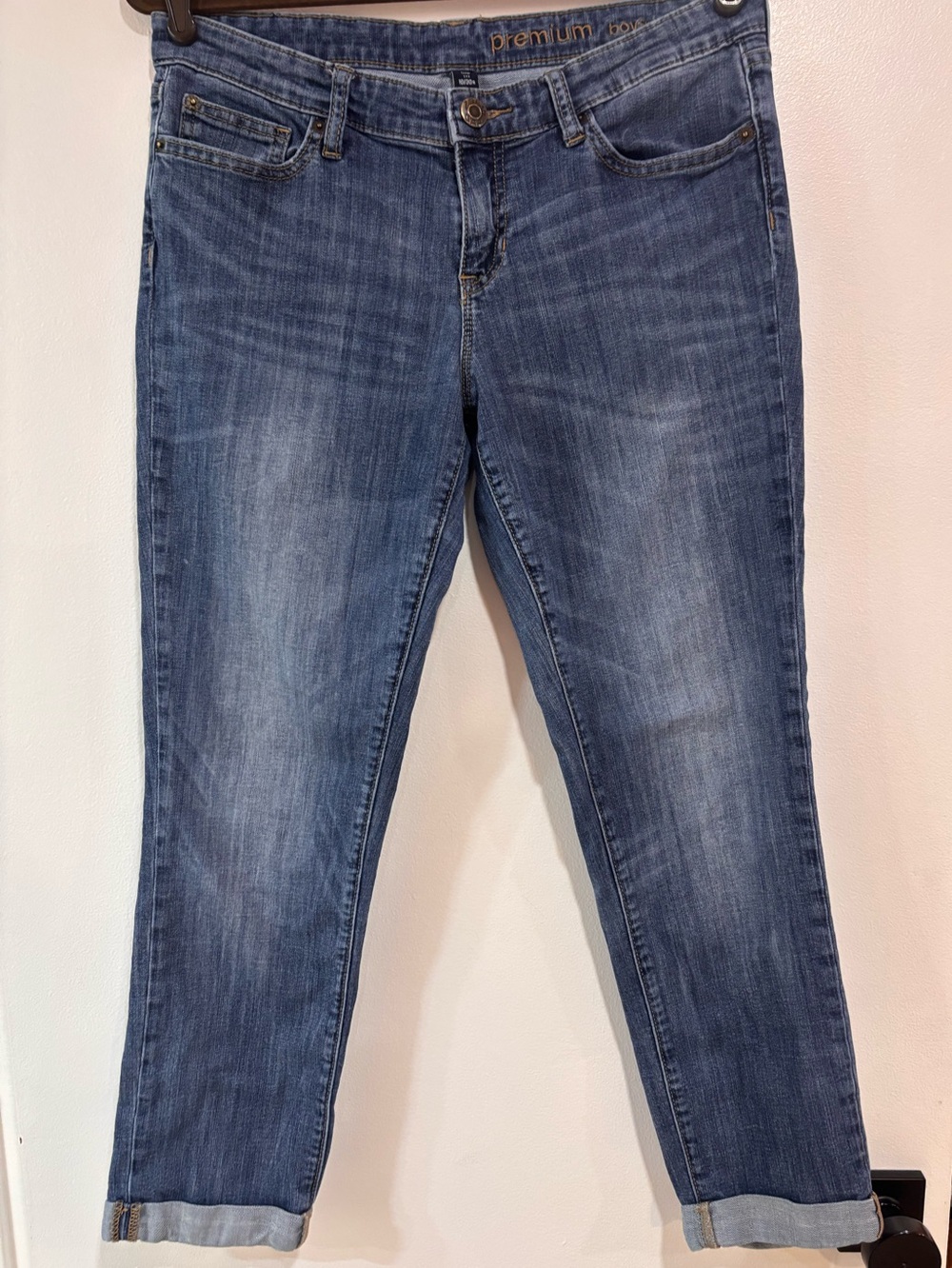 GAP Premium Boyfriend Midwash Blue Women's Jeans size 10/30